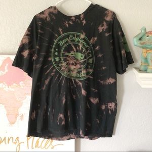 XL NFL Patriots Lucky Football Tie-Dye T-Shirt